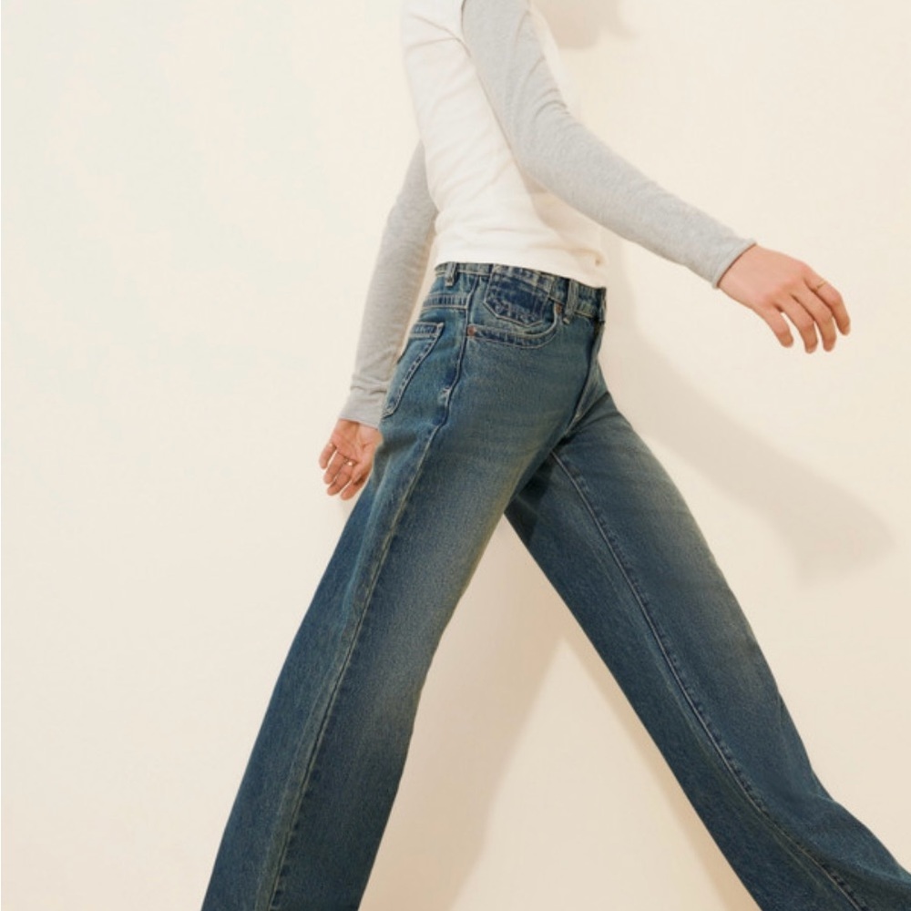 Agolde Blue Boyfriend Jeans
